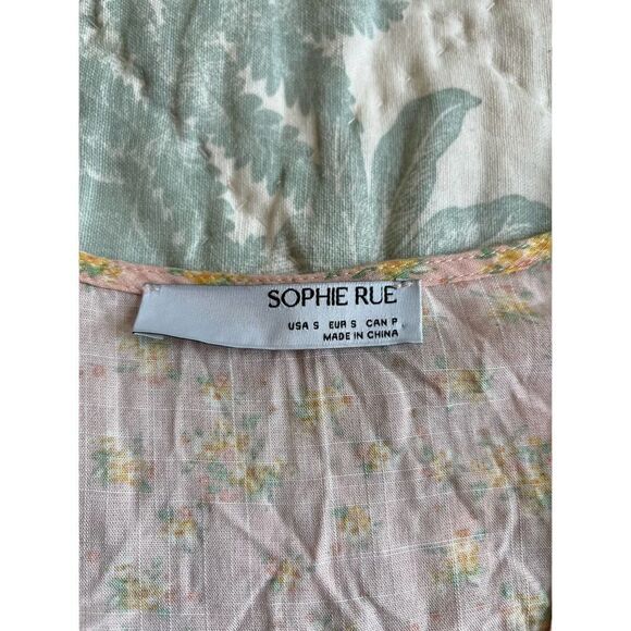 ANTHROPOLOGIE SOPHIE RUE FLORAL BLOUSE SIZE SMALL - Picture 9 of 9